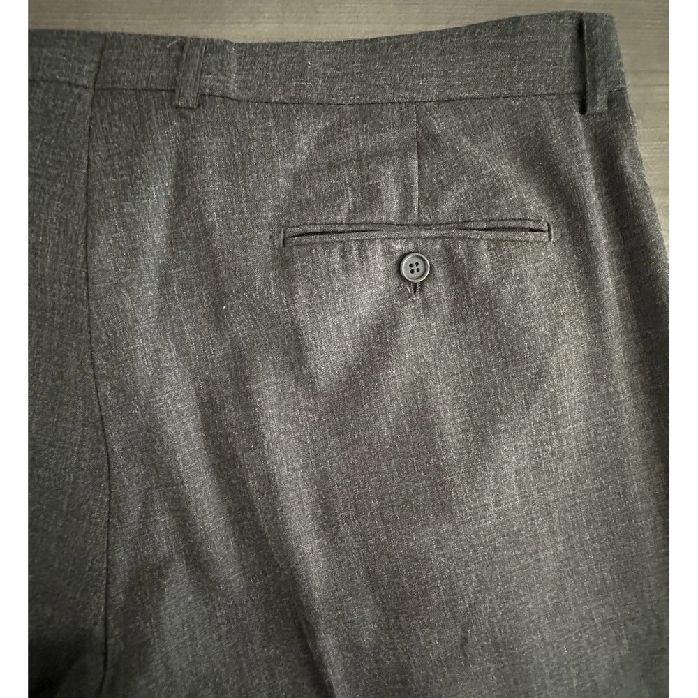Bertolini B66051 Gray Wool Silk Blend Dress Pants Mens 41x30‎ Tailored